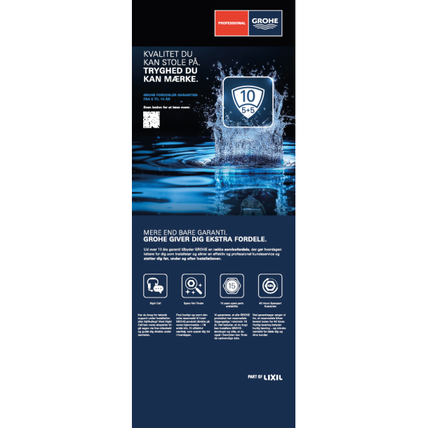 ROLL UP: 10 �RS GARANTI, INKL. SERVICEFORDELE