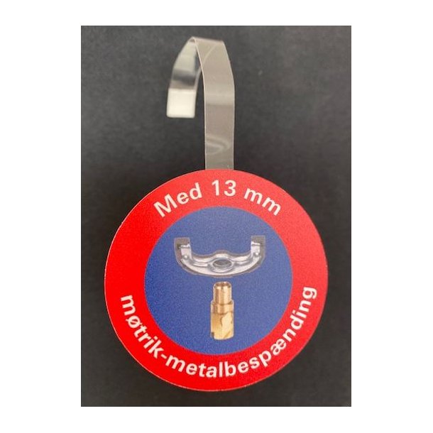 WOBBLER 13 MM MTRIK METALBESPNDING